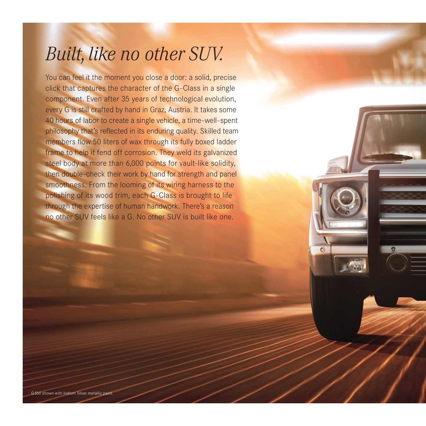 2015 Mercedes-Benz G-Class Brochure Page 23